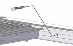 ΤΟΠΟΘΕΤΗΣΗ ΔΙΠΛΗΣ ΠΤΥΣΣΟΜΕΝΗΣ ΠΟΡΤΑΣ INSTALLATION INSTRUCTIONS FOR DOUBLE DOOR Βήμα : Στερέωση πάνω οδηγού Step : Screwing the upper guide 3