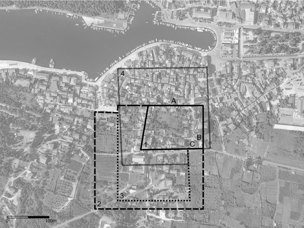 Sara Popović and Andrea Devlahović Figure 1. Proposed reconstructions of the perimeter of Pharos.