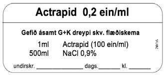STÓRIR MIÐAR FYRIR LYFJADREYPI OG BLÖNDUR A