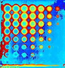 Y axis [mm] 50 100 150 200 250 7 6 5 4 3 2 1 Defect depth [mm] 7 6 5 4 3 2 1 0 300 50 100 150 200 250 300 X axis [mm] 0 1 1 center of defects 2 0 50 100 150 200 250 300 350 X axis [mm] r t t t t t tt