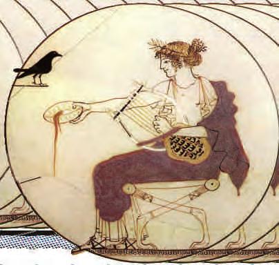 Λύρα Η ονομασία λύρα απαντά για πρώτη φορά τον 7ο αι. π.χ. σε απόσπασμα του λυρικού ποιητή Αρχίλοχου, την ίδια περίοδο που έχουμε και τις πρώτες απεικονίσεις της στην τέχνη των ιστορικών χρόνων.