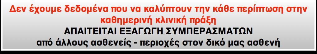 συμμόρφωση - ΑΔΥΝΑΤΟ ΝΑ ΠΡΟΒΛΕΦΘΕΙ Δεν γνωρίζουμε τις πιθανές ανεπιθύμητες ενέργειες Δεν γνωρίζουμε τον γόνοτυπο