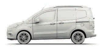 FORD TOURNEO COURIER Χαρακτηριστικά ευκολίας FORD TOURNEO COURIER Διαστάσεις και χωρητικότητα 5-θυρο 1.