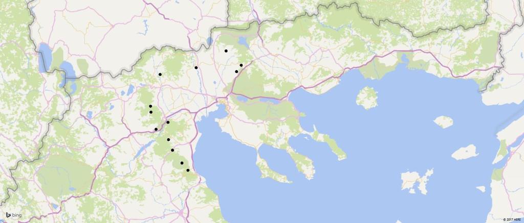 44 Χάρτης 1 : Περιοχές