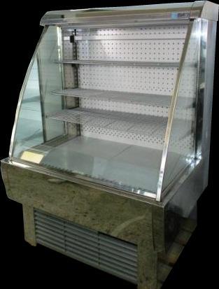 Ψυγείο Προβολής ΙΝΟΧ 1μ Openfront ISA Ιταλίας - ΚΩΔ:0118-893