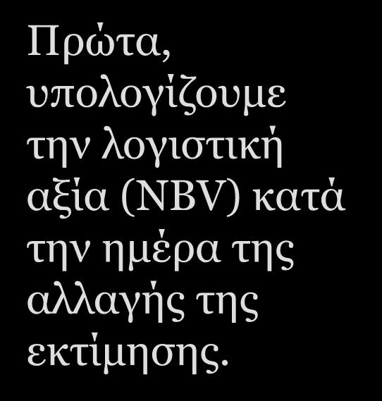 Λογιστική υλικών πάγιων στοιχείων Κόστος μηχανήματος 510,000 Υπολειμματική αξία - 10,000 Βάση υπολ.