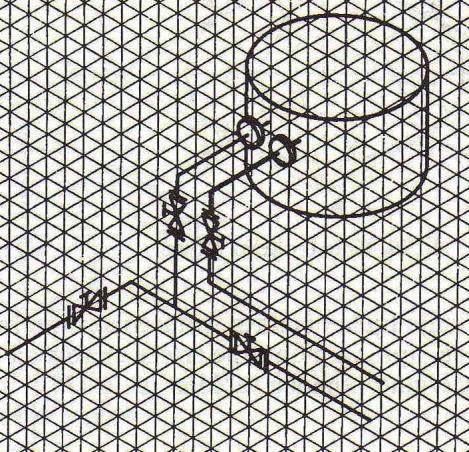 154. (1 BOD)Cjevovod je prikazan u ORTOGONALNOJ PROJEKCIJI. 155. (1 BOD)Cjevovod je prikazan u IZOMETRIJI. 156.