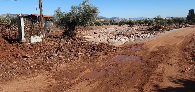 Επικαιροποίηση υδρογραφικού δικτύου - Χαρακτηριστικό παράδειγμα 1: Η αστική