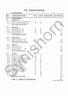 G4 TEIKNISETT TILBÚINN TIL AFHENDINGAR. 250.000 ÁN VSK. MIÐAST VIÐ BYGGINGAVÍSITÖLU JAN. 2012.