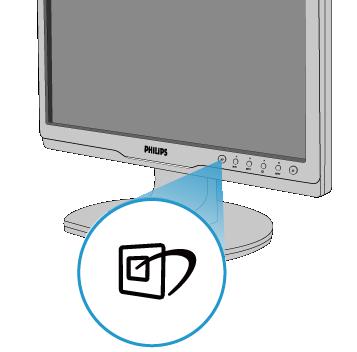 Product Information 1. Πατήστε για να εκκινήσετε το SmartImage στο μενού εμφάνισης στην οθόνη (OSD) 2.