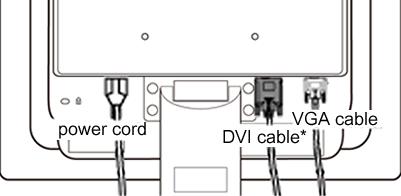 Connecting to Your PC ήδη ένα καλώδιο VGA για την πρώτη εγκατάσταση.