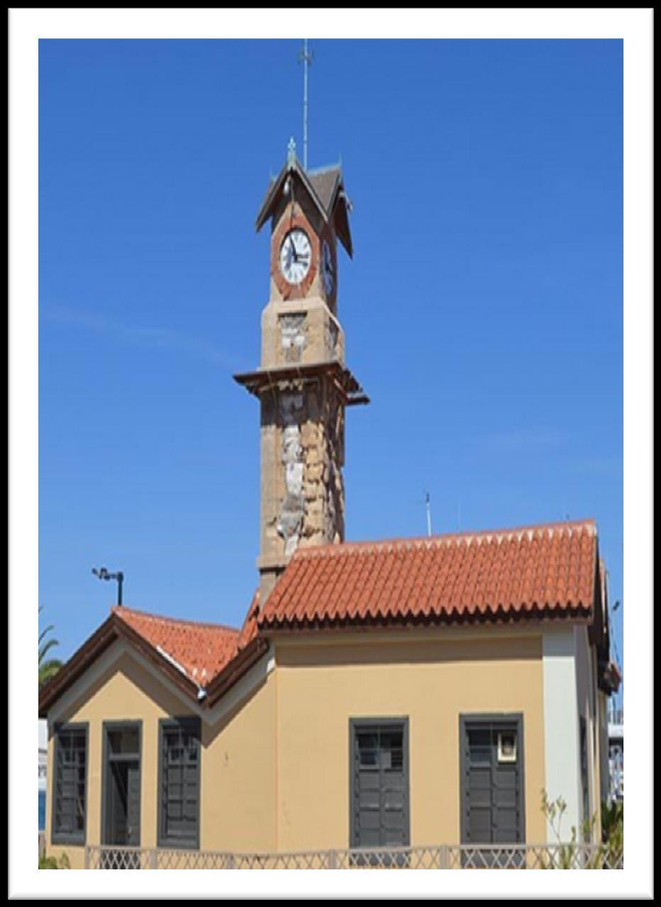 5 η στάση : το λιμάνι Το παλιό ρολόι. Αποτελούσε την είσοδο (Θυρωρείο) της Ελληνικής Εταιρείας Μεταλλουργείων.