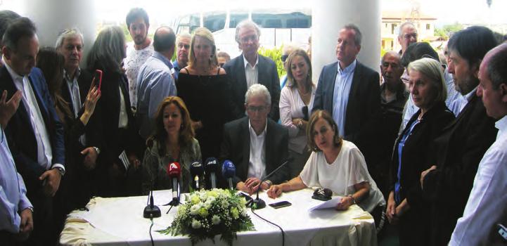 cy Σκοπός της επίσκεψης του κλιμακίου, ανέφερε η Πρόεδρος, είναι όπως επανέλθει ξανά στο προσκήνιο του Ευρωκοινοβουλίου το θέμα της επιστροφής της Αμμοχώστου στην βάση των προνοιών της Γραπτής