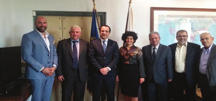3 ΜΑΪΟΣ 2018 Κυπριακό και Αμμόχωστος τα θέματα της επίσκεψης ΕΒΕΑ στον Υπουργό Εξωτερικών Α ντιπροσωπεία του Εμπορικού και Βιομηχανικού Επιμελητηρίου Αμμοχώστου, συναντήθηκε με τον Υπουργό Εξωτερικών