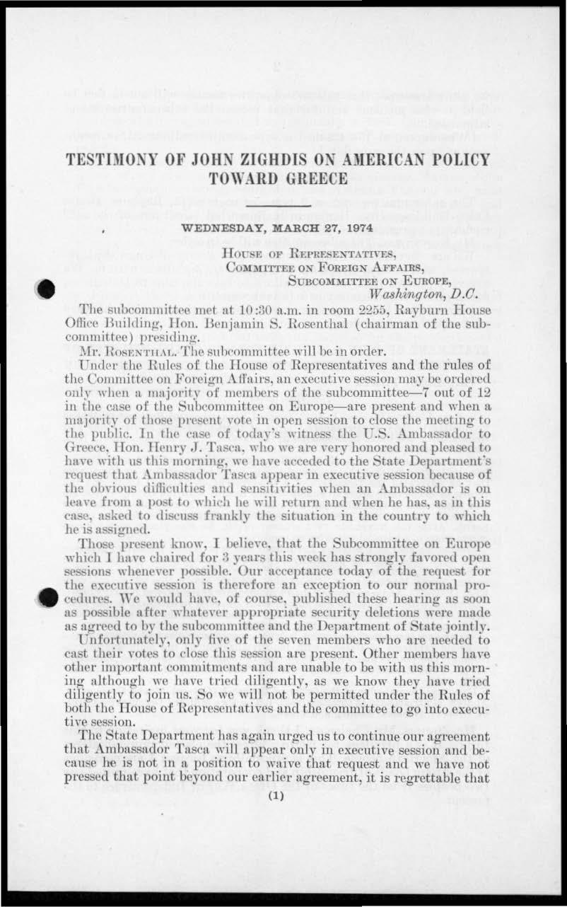 TESTIJIOii'Y OF JOHN ZIGHDIS ΟΝ