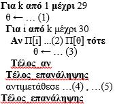 2. Να αιτιολογήσετε την απάντησή σας. 3. Να διορθώσετε την παραπάνω ακολουθία εντολών έτσι ώστε να υλοποιεί σωστά την αναζήτηση.