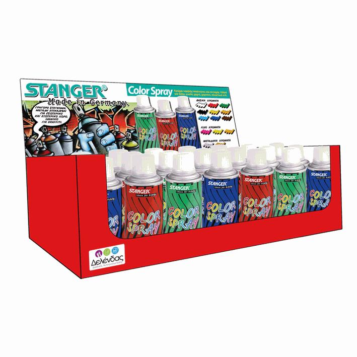 115DIS ΧΡΩΜΑΤΑ ΣΕ SPRAY DISPLAY GRAFFITI 150ML 40 ΤΕΜΑΧΙΑ STANGER 5704-00 ΧΑΡΤΟΜΑΖΑ ΣΑΚΟΥΛΑ 250GR 5790-01 ΧΡΩΜΑΤΑ ΠΡΟΣΩΠΟΥ ΝΕΡΟΜΠΟΓΙΕΣ ANIMALS 4 ΧΡΩΜΑΤΩΝ EFA 5790-02 ΧΡΩΜΑΤΑ ΠΡΟΣΩΠΟΥ ΝΕΡΟΜΠΟΓΙΕΣ