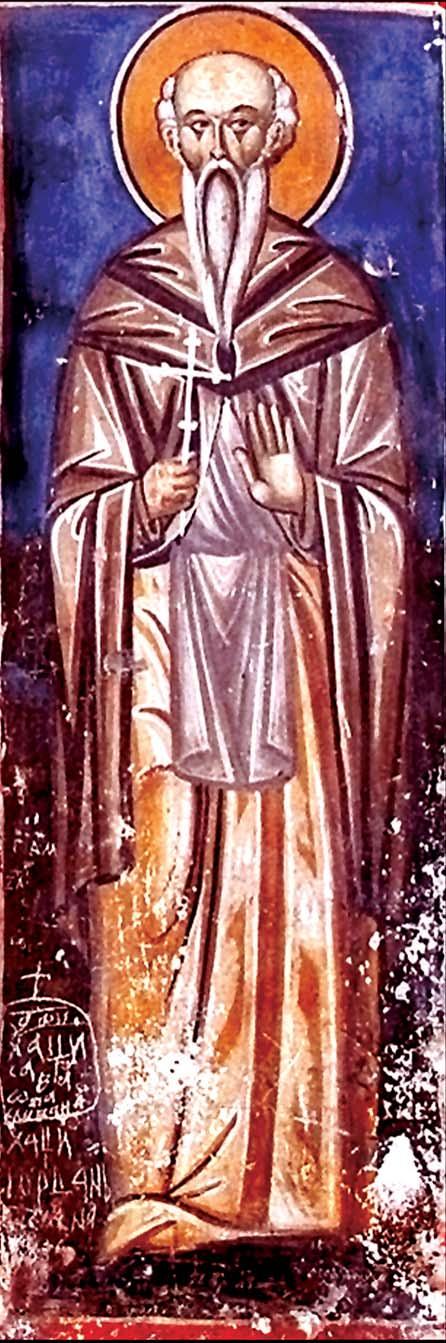 wmida petre iberi, ierusalimis jvris monastris freska St.