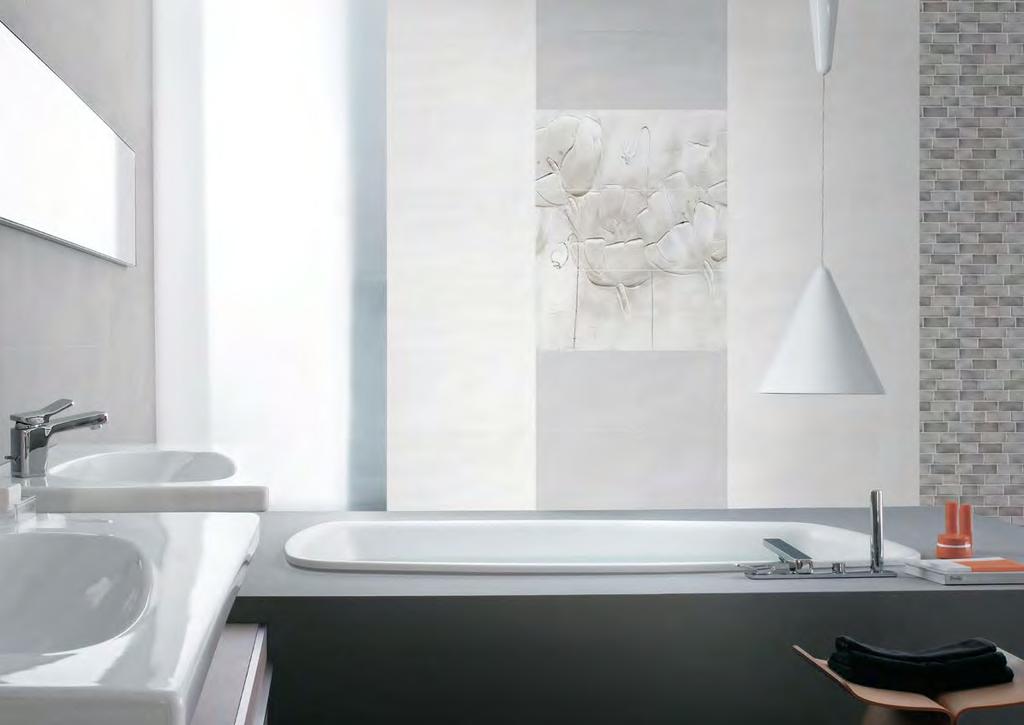 Diamante 35x34,6_14"x14" G57 Decor Clooney-2 25x60_10"x24" G33 WALLL TILE_NANTES BLANCO-PERLA/D.