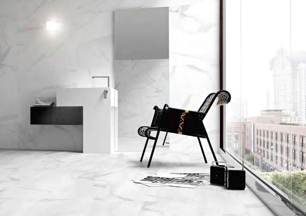 PORCELÁNICO / PORCELAIN 35X70 14"X28" Breccia Blanco G539 Decor Florencia