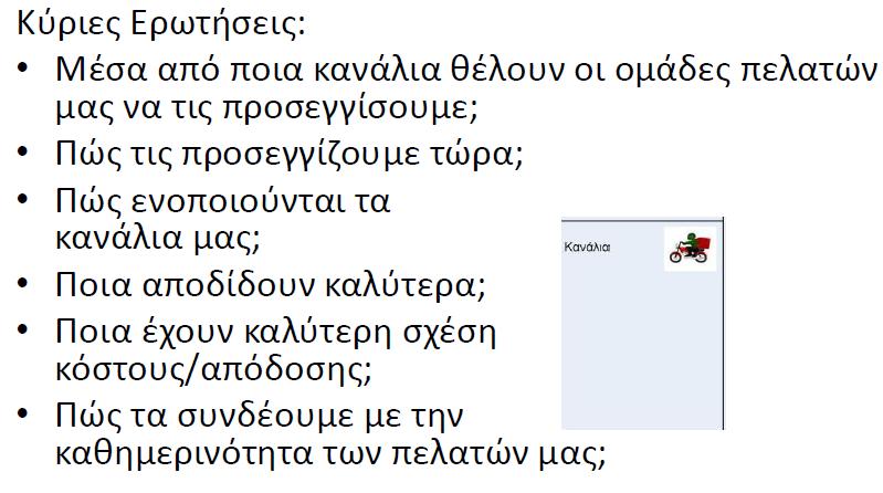 επαφής με τους πελάτες
