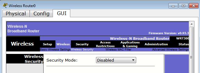 Για να δημιουργήσετε ένα ασφαλές και ελεγχόμενο δίκτυο θα πρέπει να βάλετε κωδικούς στο Wireless Router, ακολουθώντας τις πιο κάτω οδηγίες: (α) Να επιλέξετε τον Router WRT300N και να κάντε κλικ στο