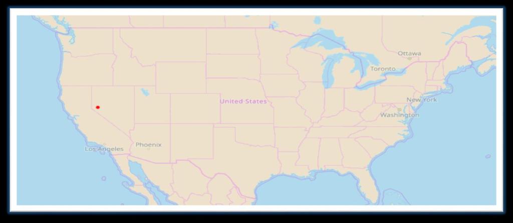Ηνωμένων Πολιτειών Ανήκει στην Πολιτεία της Νεβάδα Έχει έκταση 6734 km 2