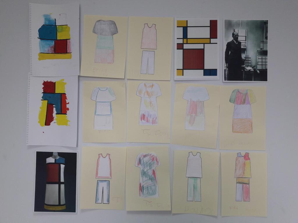 Piet Mondrian (μόδα) Γνωριμία με τα έργα του Mondrian.