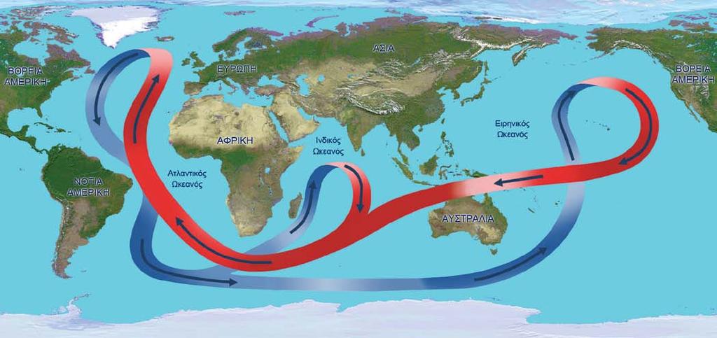 Η θέρμανση των επιφανειακών υδάτινων δεξαμενών (ωκεανοί, θάλασσες, ποτάμια, λίμνες) από την ηλιακή ακτινοβολία προκαλεί εξάτμιση, δηλαδή μετατροπή του νερού από την υγρή στην αέρια κατάσταση, και