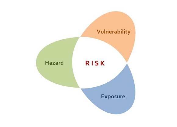 Hazard= Κίνδυνος Exposure=Έκθεση Vulnerability= Eυπάθεια Risk= Επικινδυνότητα ή διακινδύνευση Επικίνδυνες ουσίες (Hazardous Compounds): κάθε υγρό, αέριο ή στερεό που θέτει σε κίνδυνο την υγεία ή την