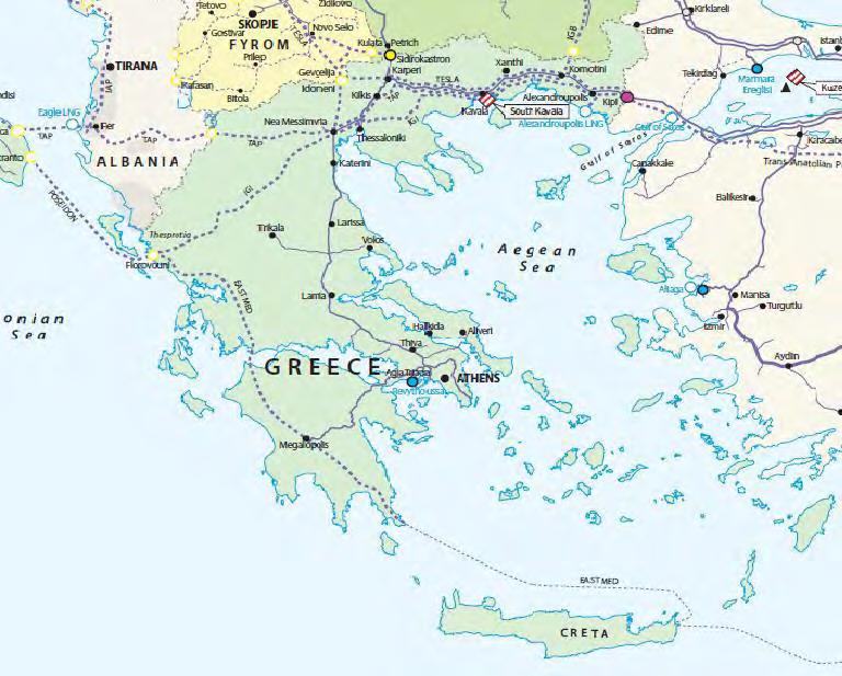 Τουρκία (IP Κήποι) *Πηγή: ENTSOG System