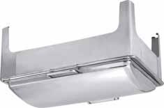 chafing dish στρογγυλό roll top, 5 lt inox, πάχους 7 mm (για