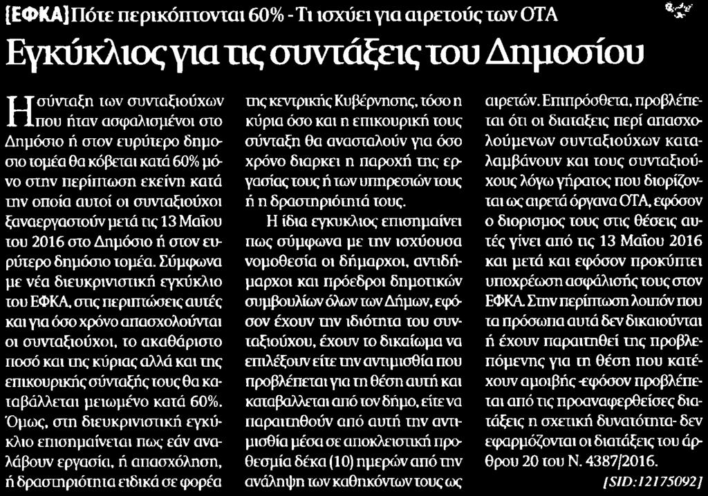 ΔΗΜΟΣΙΟΥ Μέσο:.