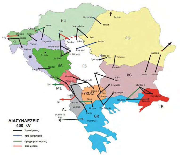 Από τον Οκτώβριο του 2004, το ελληνικό σύστημα επαναλειτουργεί σύγχρονα και σε ευθυγράμμιση με το διασυνδεδεμένο ευρωπαϊκό σύστημα υπό το γενικότερο συντονισμό του ENTSO-E (European Network of
