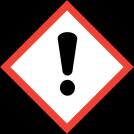 1272/2008) Εικονογράμματα κινδύνου : Κωδική λέξη : Κίνδυνος Χαρακτηρισμοί κινδύνων : H302 + H332 Επιβλαβές σε περίπτωση κατάποσης ή σε περίπτωση εισπνοής.