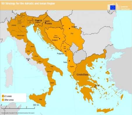 EUSAIR Μακροπεριφέρεια Αδριατικής Ιονίου EUSAIR ως στρατηγικό εργαλείο για την προώθηση του διαδρόμου ADRIETA με