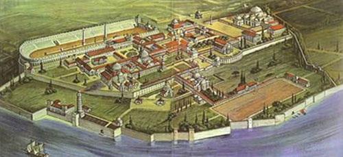 Η σχολή της Μαγναύρας Κατά τον 9ο αιώνα, στα χρόνια της βασιλείας του Μιχαήλ Γ', με πρωτοβουλία του καίσαρα Βάρδα, το Πανδιδακτήριο, ανώτατο εκπαιδευτικό ίδρυμα που ήδη λειτουργούσε στην
