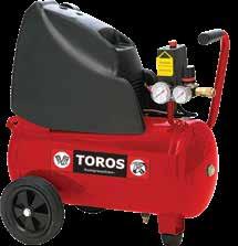 Ιπποδύναμη: 1,5 HP 180 Lt/min Πίεση: 8 bar Στροφές: 3450rpm Θόρυβος: 96 db Διαστάσεις συσκ.