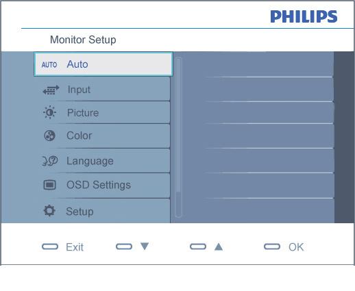 Περιγραφή της προβολής στην οθόνη Τι είναι η Εμφάνιση στην Οθόνη (OSD); Οι Ενδείξεις Στην Οθόνη (OSD) είναι ένα χαρακτηριστικό σε όλες τις LCD οθόνης της Philips.