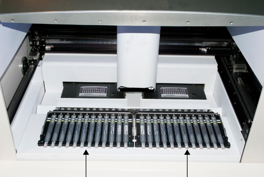 l Οι φύσιγγες BD MAX PCR χρησιμοποιούνται ανά εκτέλεση ΚΑΙ ανά φορέα (1 εκτέλεση ανά φύσιγγα και 1 φύσιγγα ανά φορέα).