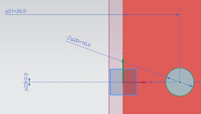 2) Pattern σε κυκλικό οδηγό Αλλάζουμε τις αποστάσεις του κυλίνδρου