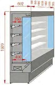 205 VULCANO 80 88 x 60 x 200 +3 0 C / +5 0 C 660 2.325 VULCANO 100 108 x 60 x 200 +3 0 C / +5 0 C 825 2.448 VULCANO 125 133 x 60 x 200 +3 0 C / +5 0 C 1.050 2.