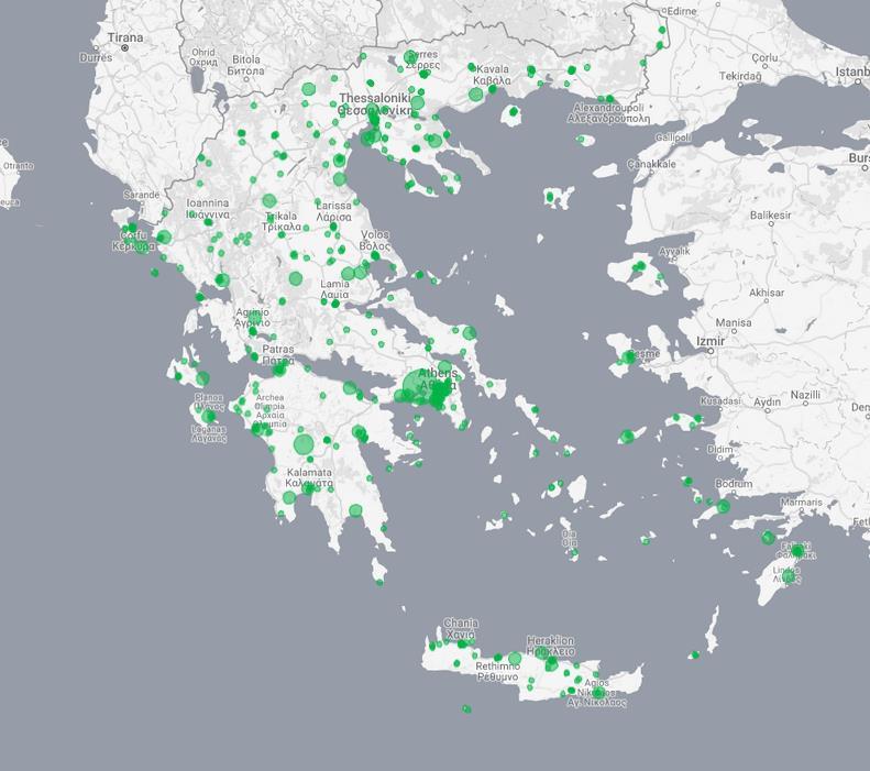 Υπηρεσίες καταγραφής φυσικών καταστροφών σχετιζόμενων με τον καιρό Weather-related natural disasters Από το 2001 μέχρι σήμερα έχουν καταγραφεί >400