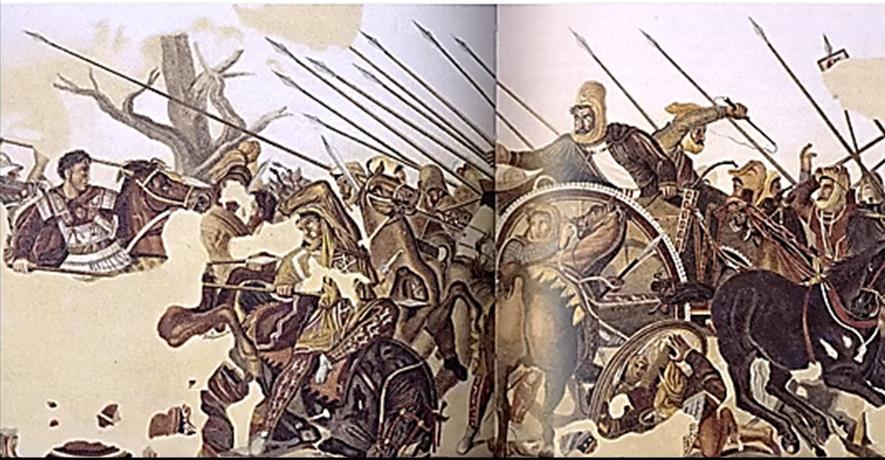Ιστορία: ΙΣΤ2.1 Η μακρά ελληνιστική εποχή: Ο ελληνικός κόσμος από τον Αλέξανδρο στον Αδριανό 32 ενέργειες συνδέει τη δική του εκστρατεία με τον Τρωικό Πόλεμο.