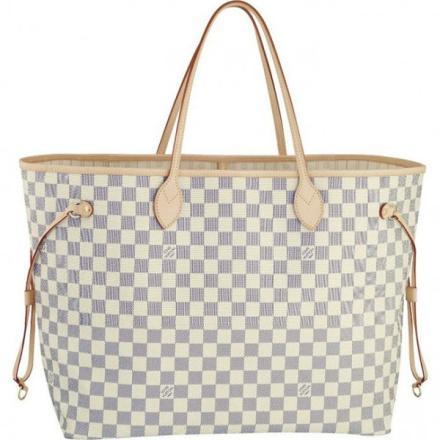 Louis Vuitton Damier Azur Canvas Beige Louis Vuitton Damier Ebene Canvas Brown