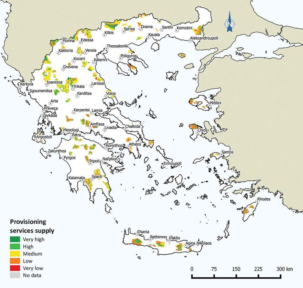 Αξιολόγηση των οικοσυστημικών υπηρεσιών σε 91 ορεινές περιοχές του δικτύου