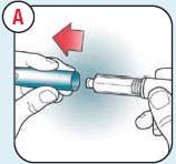 7. Τι πρέπει να κάνω εάν το BYETTA δεν ρέει από τη μύτη της βελόνας κατά τη διαδικασία Ρύθμισης Νέας Πένας; Επανατοποθετήστε προσεκτικά το εξωτερικό κάλυμμα της βελόνας και απομακρύνετε τη βελόνα.