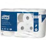 πακ/κιβ Λευκό 413800 Λευκό 413801 Λευκό 413802 Tork Soft Ρολό Υγείας [T4] 3φυλλο Μήκος ρολού: 34,7m