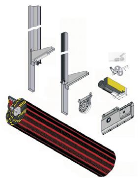 ΟΔΗΓΙΕΣ ΤΟΠΟΘΕΤΗΣΗΣ INSTALLATION INSTRUCTIONS 1 Γίνεται έλεγχος της πληρότητας των εξαρτημάτων του ρολούκαι επαλήθευση των διαστάσεών του με αυτές του ανοίγματος All the supplied parts are controlled