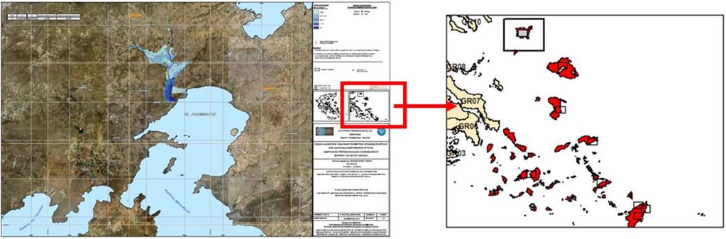 ΕΛΛΗΝΙΚΗ ΔΗΜΟΚΡΑΤΙΑ ΥΠΕΝ/ΕΓΥ ΣΤΑΔΙΟ Ι 3 η ΦΑΣΗ Σχέδιο Διαχείρισης Κινδύνων Πλημμύρας των Λεκανών Απορροής Ποταμών του Υδατικού Διαμερίσματος Νήσων Αιγαίου (GR14) Χάρτες Επικινδυνότητας Πλημμύρας